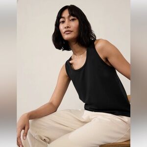 ATHLETA Essential Camisole Tank - Color Black - Size S